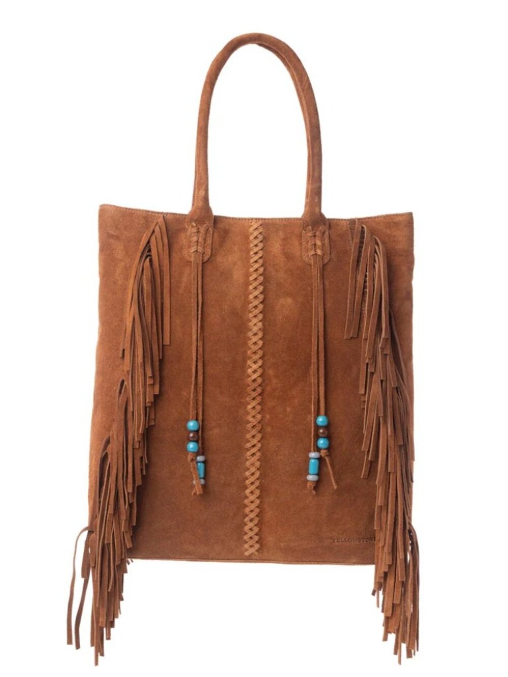 Yellowstone Suede Leather Fringe Tote Western Ranch Cowgirl Concealed Carry Bag